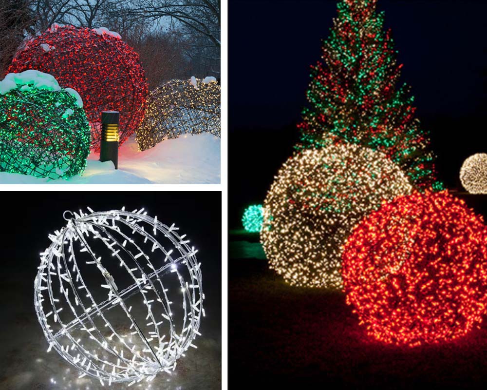 Large Led Christmas Baubles Supplier